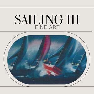 "Sailing III" by Victor Spahn Serigraph